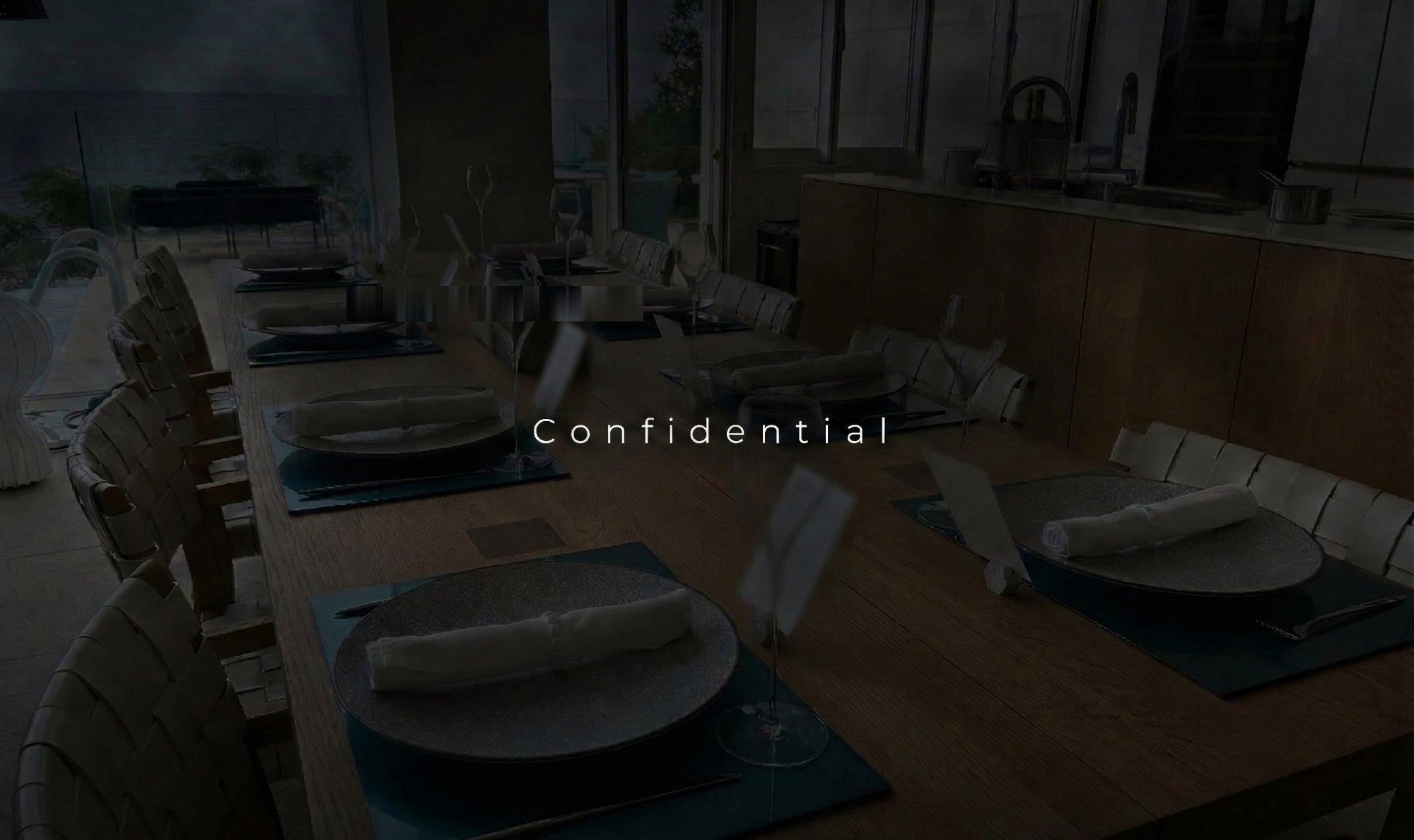 別荘プライベートダイニング