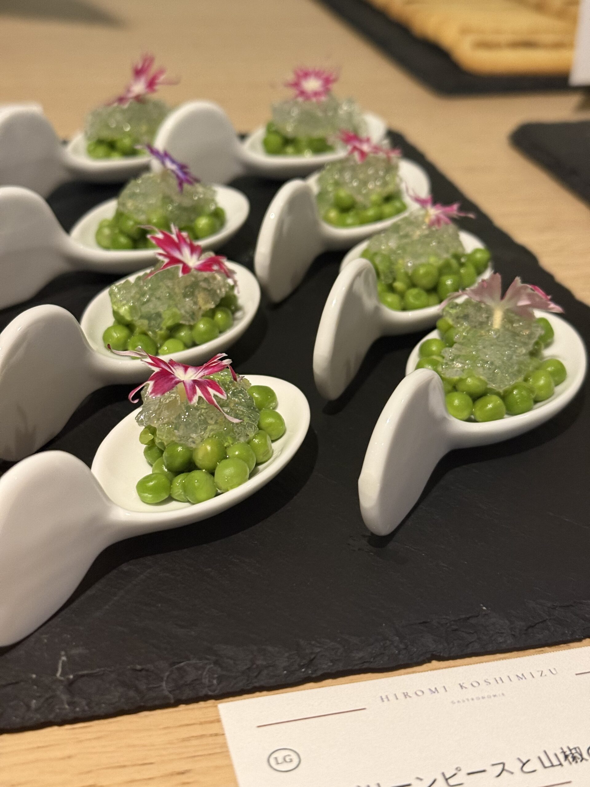 Composed reception buffet dishes arranged for an event